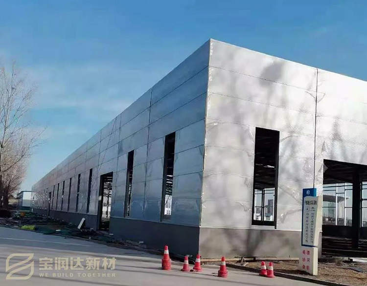 鄭州國防科技學(xué)院聚氨酯封邊巖棉墻板項(xiàng)目